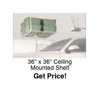 36x36 Ceiling Storage Rack