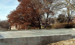 Concrete Garage Floor Wide View