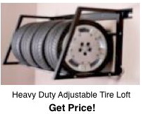 Heavy Duty Adjustable Tire Loft