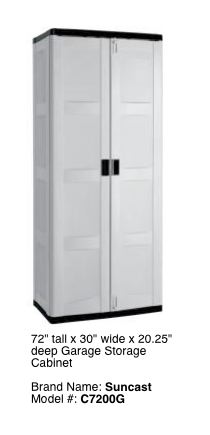 Tall Garage Storage Cabinet