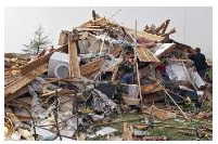 Tornado Damaged House