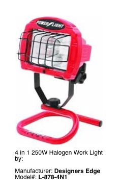 Portable 4 in 1 Work Light