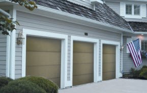 Wooden Flush Garage Doors